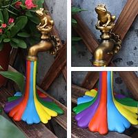 Resin Faucet Ornaments Models Home Decor Simulated Faucet Model Decorative Rainbow Faucet Model Rainbow Faucet Decor Faucet Model Decor Table Decor Pool Office Accessories Lightinthebox