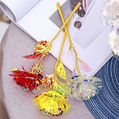 3/6pcs Artificial Roses Perfect For Weddings Parties And Holidays - Valentine'S Day Mother'S Day And Christmas Ideal Gift For The New Year miniinthebox