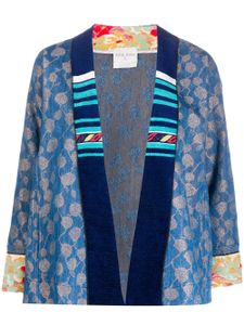 Forte Forte printed kimono jacket - Blue