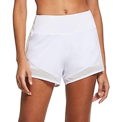 Women's Hiking Shorts Joggers Pants Outdoor Loose Fit Breathable Soft High Elasticity Stretchy Shorts Bottoms Below Knee Elastic Waist Black White Yoga Camping  Hiking Running S M L XL XXL Lightinthebox