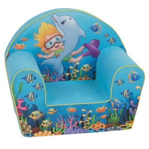 Delsit Armchair - Sea Fun - Blue