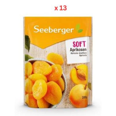 Seeberger Soft Apricots, 13X200G Seeberger Soft Apricots, 13X200G