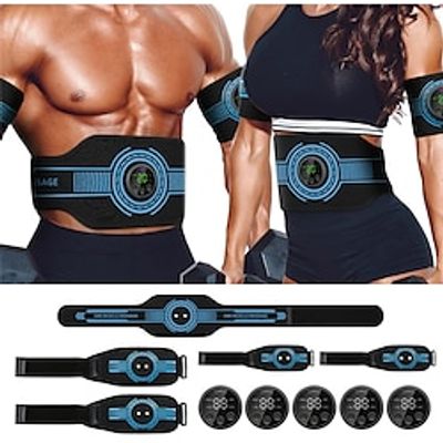 NEW ABS Stimulator Fitness Massager EMS Muscle Stimulator Toner Abdominal Training Belt Exercise Workout Equipment Machine Lightinthebox
