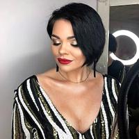 Bob Wig Human Hair Short Pixie Cut Wigs for Black Women Human Hair Wig with Bangs Glueless Layered Wig None Lace Front Wig Full Machine Made Wig 1B Color Lightinthebox