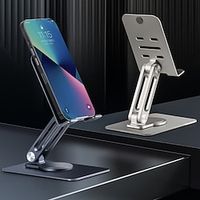 Phone Stand Rotatable Portable Foldable Phone Holder for Desk Compatible with All Mobile Phone Phone Accessory miniinthebox - thumbnail