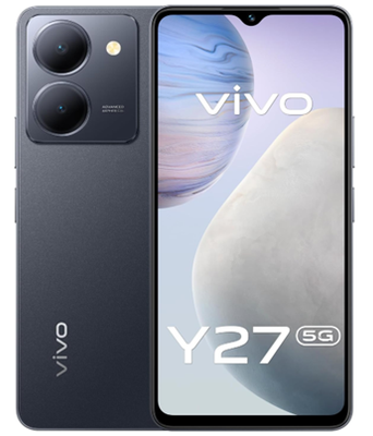 Vivo Y27, 8GB, 256GB, 5G, Mystic Black Vivo Y27, 8GB, 256GB, 5G, Mystic Black