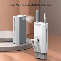 8 In 1 Multi-Functional Keyboard Cleaner Cleaning Brush Kit Headphone Cleaning Pen For PC Laptop Phone Headphones Camera Airpod Lightinthebox - thumbnail