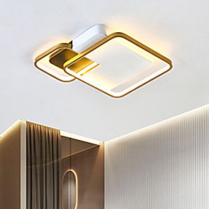 55 cm LED Ceiling Light Circle Design Square Design Modern Flush Mount Light Metal LED Nordic Style 110-120V 220-240V Lightinthebox