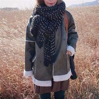 Women Lady Long Wool Warm Knit Scarf Shawl Thick Winter Neck Scarves