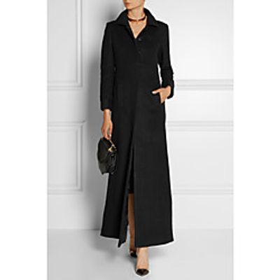 Women's Coat Daily Fall  Winter Long Coat Slim Basic Jacket Long Sleeve Solid Colored Black miniinthebox