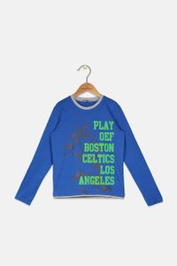 Kids Boys Boston Celtics Print T-Shirt  Blue