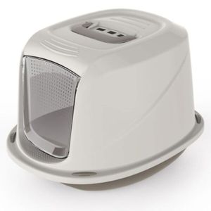 Georplast Galaxy Deluxe Cat Litter Box - Grey (Pack Of 2)