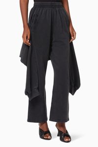 Knotted Sweatpants in Organic Medium Fleece