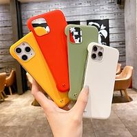 Phone Case For iPhone 15 Pro Max iPhone 14 Pro Max iPhone 13 12 11 Pro Max Back Cover Slim Case Shockproof Solid Color PC Lightinthebox - thumbnail