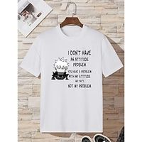 T-shirt Print Graphic T-shirt For Men's Women's Unisex Adults' Hot Stamping 100% Polyester Casual Daily miniinthebox