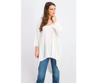 Womens Catch Waves Tee  Ivory - thumbnail