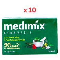 Medimix 18 Herbal Classic Soap 75gm Pack Of 10