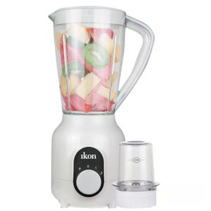 Ikon Blender With 450 W Grinder,1.5 L, White, IK-CBU45