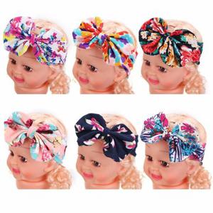Newborn Baby Toddler Girls Kids Rabbit Ears Hairband Turban Knot Boho Headband