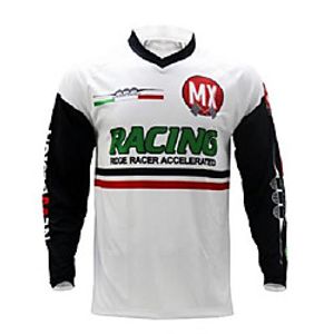 CAWANFLY Men's Long Sleeve Cycling Jersey Summer BlackWhite Bike Top Mountain Bike MTB Road Bike Cycling Quick Dry Sports Clothing Apparel  Micro-elastic Lightinthebox