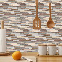 imitation retro ceramic tile kitchen sticker waterproof and oilproof orange yellow striped flake self-adhesive decorative wall sticker 15cm30cm6pcs miniinthebox imitation retro ceramic tile kitchen sticker waterproof and oilproof orange yellow striped flake self-adhesive decorative wall sticker 15cm30cm6pcs miniinthebox