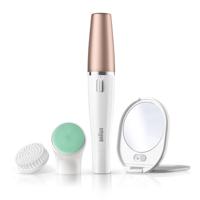 Braun FaceSpa 851 | 3 in 1 Facial Epilator | Cleansing and Vitalization | White Bronze Color - thumbnail