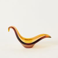 Aladdin Amber Bowl - 25x11x12 cms Aladdin Amber Bowl - 25x11x12 cms