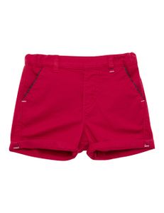 Cotton Shorts with Pockets - Brick Red