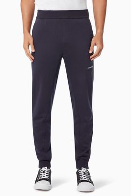 CK Logo Joggers in Organic Cotton Blend CK Logo Joggers in Organic Cotton Blend