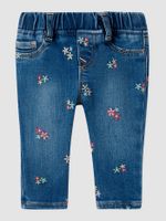 Baby Floral Embroidered Jeggings - thumbnail
