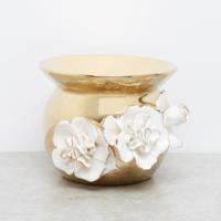 Floral Oil Burner -11x10x8 cms