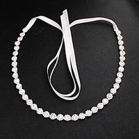Gemstone Crystal Metalic Wedding Party Evening Sash With Splicing Crystals Rhinestones Women's Sashes Lightinthebox Gemstone Crystal Metalic Wedding Party Evening Sash With Splicing Crystals Rhinestones Women's Sashes Lightinthebox