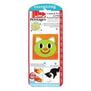 Petstages Crinkle N Toss Catnip Scented Cat Toy