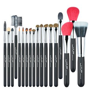 JAF 18Pcs Makeup Brushes Set Goat Horse Hair Eye Shadow Blend Blush Cosmetic Tools