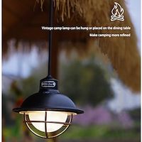 Outdoor portable camping light TPYEC rechargeable retro lighting camp light ambient light tent led camping light Lightinthebox - thumbnail