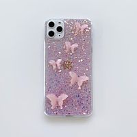 Apple Case For iPhone7 8 7plus 8plus XR XS XSMAX X 11 11Pro 11ProMax Translucent Pattern Back Cover Animal Glitter Shine TPU miniinthebox - thumbnail