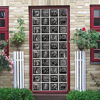 Halloween 2pcs Self-adhesive Horror Cabinet Door Stickers For Living Room Diy Decoration Home Waterproof Wall Stickers 77x200cm Lightinthebox - thumbnail