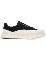 Jil Sander contrast sole sneakers - Black