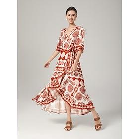 Ocean elements holiday print dress