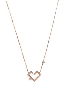 Hubb Necklace Small Solid Diamond Dot Plus 1 Solitaire