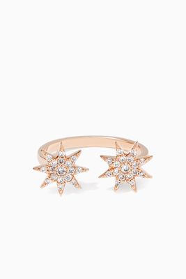 Diamond Ishtar Star Ring