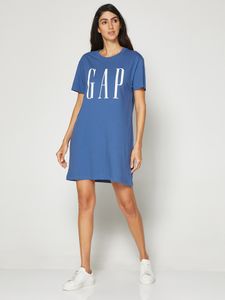 Logo Short Sleeve T-Shirt Dress