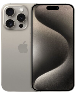 Apple iPhone 15 Pro, 6.1 inch, 256GB, Natural Titanium (Physical Sim & eSim)