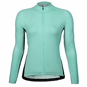 21Grams Women's Long Sleeve Cycling Jersey Winter Fleece Spandex Polyester Pink Royal Blue Solid Color Bike Jersey Top Mountain Bike MTB Road Bike Cycling Thermal Warm UV Resistant Anatomic Design miniinthebox