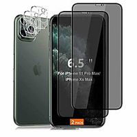 xinxiutu bulletproof glass camera protective film for iphone 11 pro max  iphone xs max 6.5 anti-spy film cover with full cover and camera lens 2 pack Lightinthebox - thumbnail