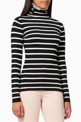 Sagace Turtleneck Jumper in Viscose-blend Knit Sagace Turtleneck Jumper in Viscose-blend Knit