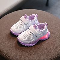 Unisex Sneakers Sports  Outdoors PU Sporty Look Little Kids(4-7ys) Big Kids(7years ) Daily Purple Green Orange Fall Spring Lightinthebox - thumbnail