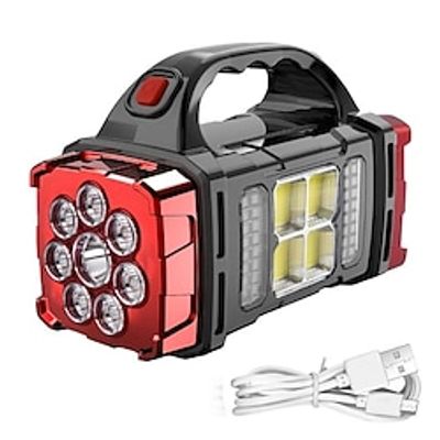Portable Solar Camping Light - Multifunctional LED Flashlight for Outdoor Hiking, Power Outages - Rechargeable and Super Bright Lightinthebox