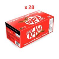 Nestle Kitkat 3 Fingers Chocolate Coated Wafer 28.5 G Box Of 28