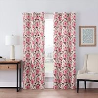 2 Panels Floral Pink Room Curtain Drapes 100% Blackout Curtain For Living Room Bedroom Kitchen Window Treatments Thermal Insulated Room Darkening Lightinthebox - thumbnail